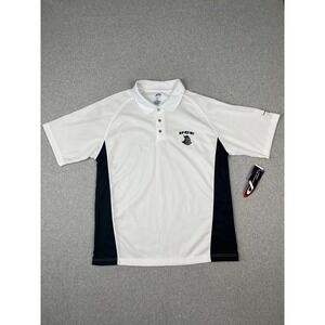 University Of Central Florida Polo Shirt Mens L White UCF Knights Pro Player‎
